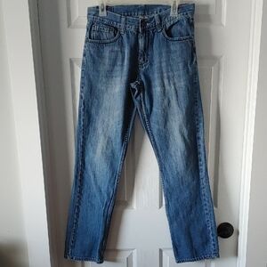 Flypaper Mens 31×32 Straight Leg Denim Jeans Y2K